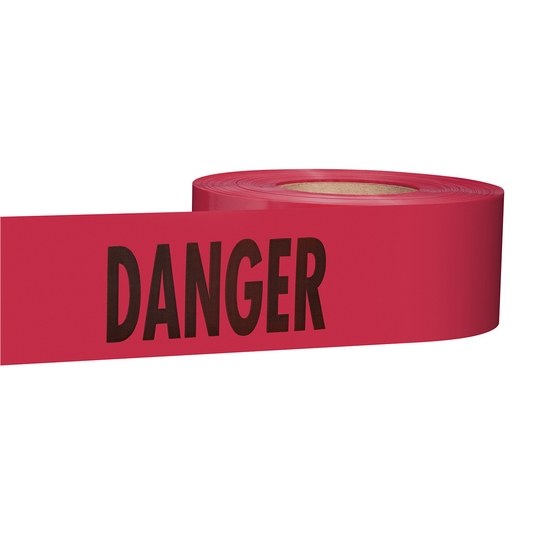 Milwaukee Tool 1000 ft. Premium Red Barricade Tape - Danger