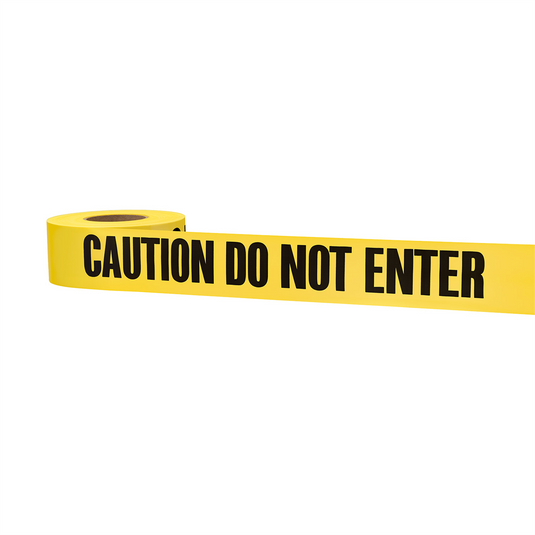 Milwaukee Tool 1000 ft. Premium Yellow Barricade Tape - Caution Do Not Enter