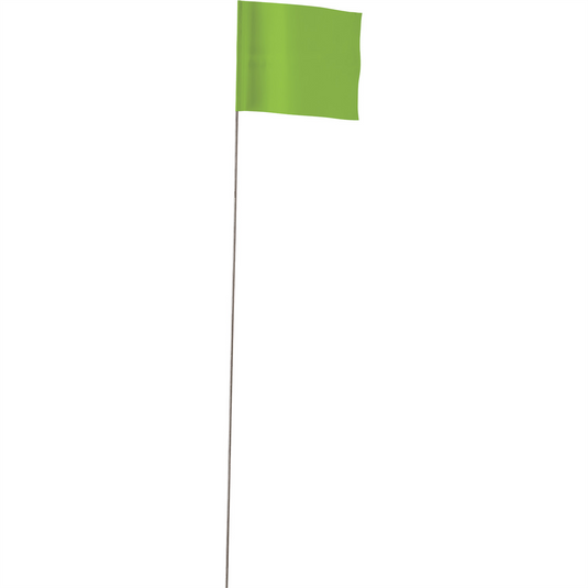 Milwaukee Tool 2.5 in. x 3.5 in. Green Stake Flags