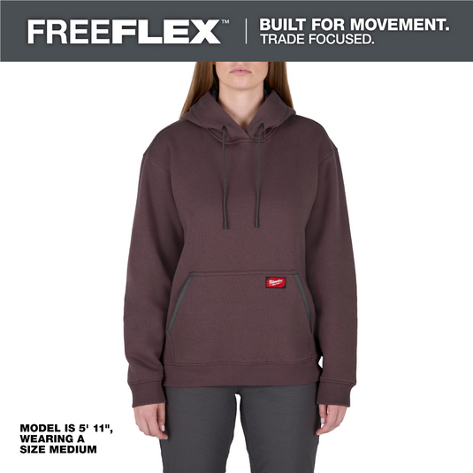 Milwaukee Tool Women's FREEFLEX Pullover Hoodie- Purple - 2X