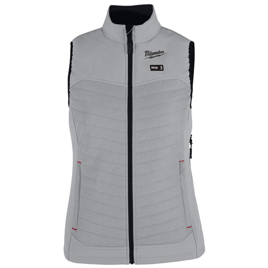 Milwaukee Tool M12 Womens Gray Axis Vest Kit L