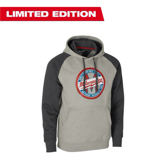 Milwaukee Tool Limited Edition 100th Anniversary: 1924 Work Hoodie Gray Medium