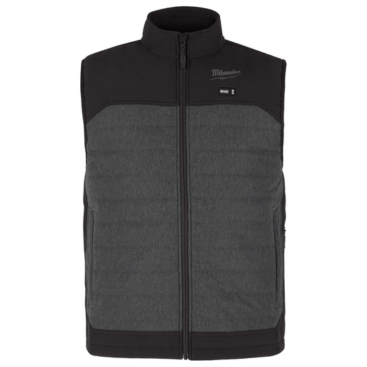 Milwaukee Tool M12 Heat Gray Axis Vest Kit L
