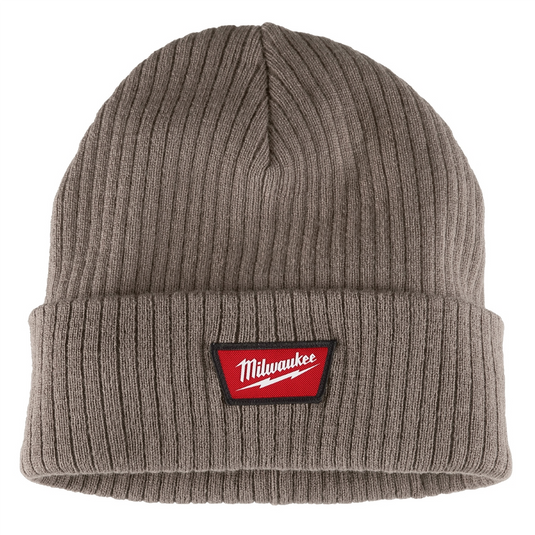Milwaukee Tool Rib-Knit Cuffed Beanie - Brown