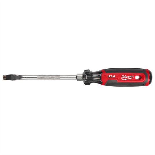 Milwaukee Tool 5/16"" Slotted 6"" Cushion Grip Screwdriver (USA)