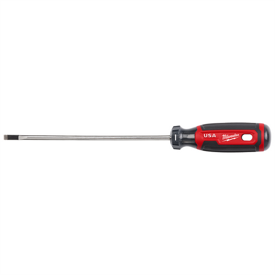 Milwaukee Tool 3/16"" Cabinet 6"" Cushion Grip Screwdriver (USA)