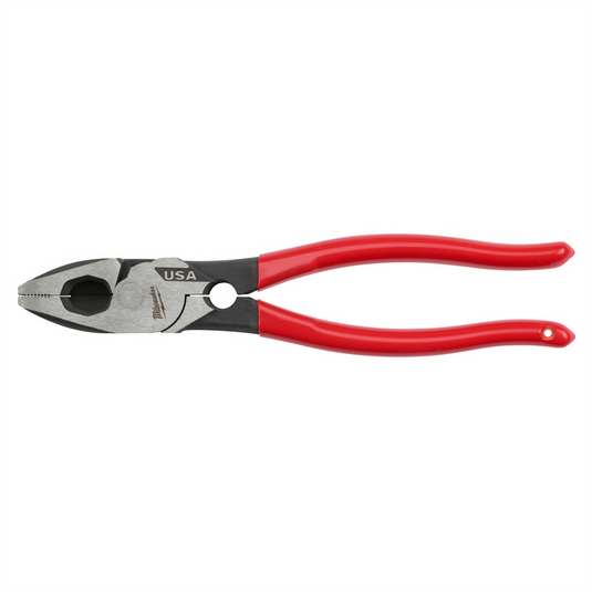 Milwaukee Tool 9"" Lineman's Dipped Grip Pliers w/ Thread Cleaner (USA)