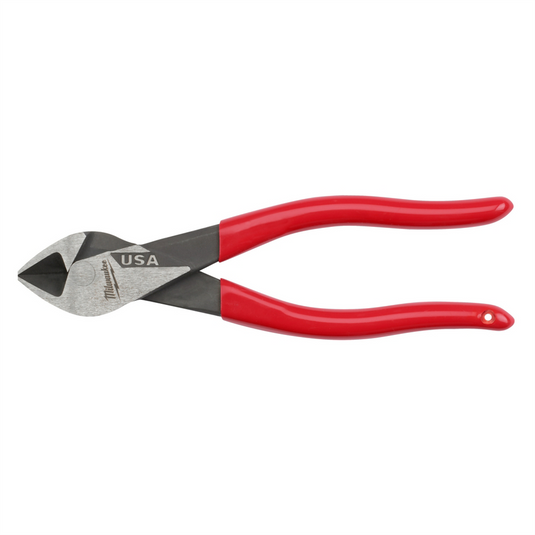 Milwaukee Tool 7"" Diagonal Dipped Grip Cutting Pliers (USA)