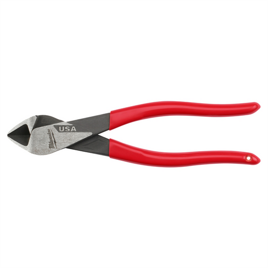 Milwaukee Tool 8"" Diagonal Dipped Grip Cutting Pliers (USA)