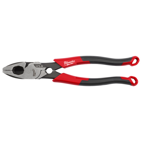 Milwaukee Tool 9"" Lineman's Comfort Grip Pliers w/ Thread Cleaner (USA)