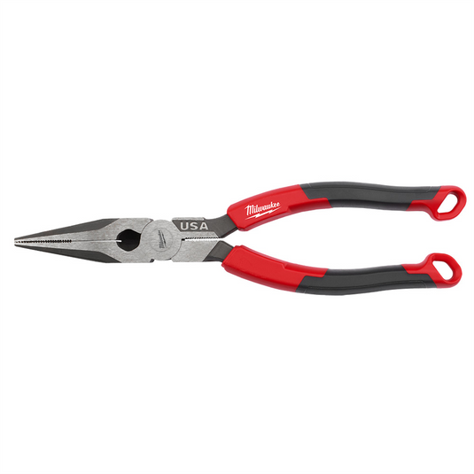 Milwaukee Tool 8"" Long Nose Comfort Grip Pliers (USA)