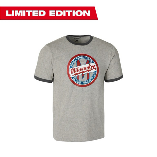 Milwaukee Tool Limited Edition 100th Anniversary: 1924 Work Shirt Gray Large