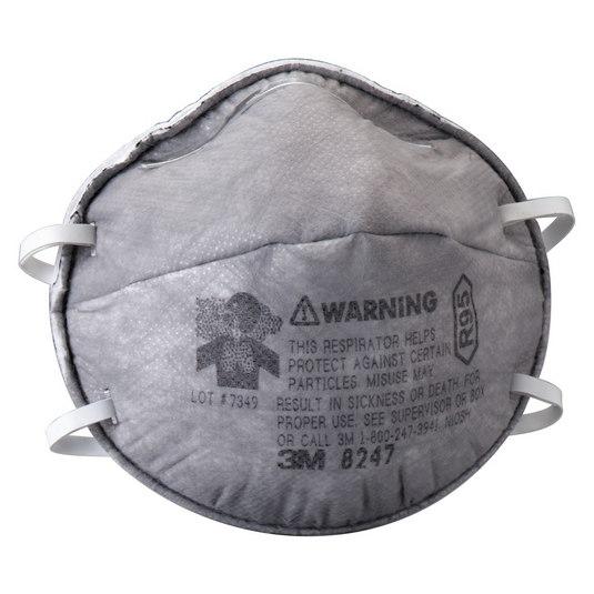 3M Particulate Respirator w/Organic Vapor Relief(BOX)