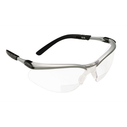 3M 3M BX Reader Protective Eyewear Silver+1.5 Diopter