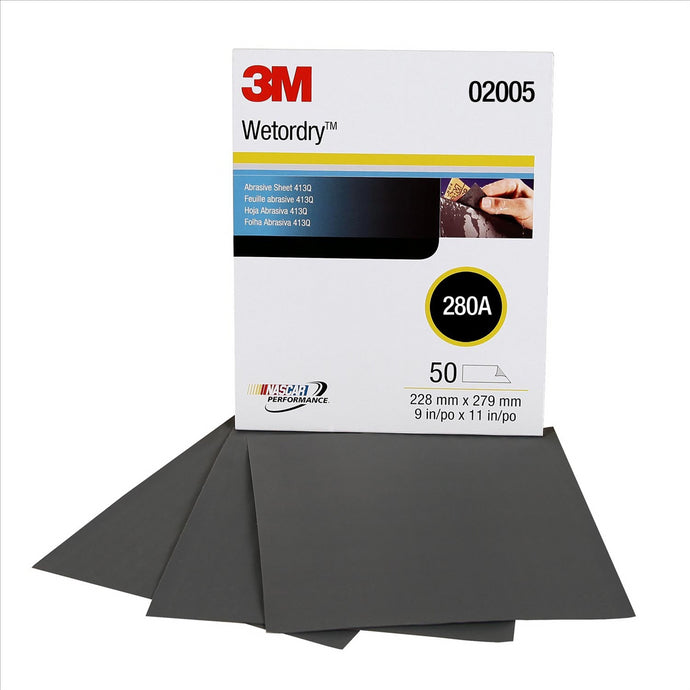 3M WET/DRY TRI-M-ITE PPR SHTS 9X11 50 SHEETS/SLEEVE
