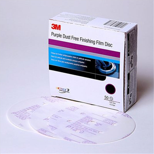 3M P800 6 inch Discs Purple Finishing