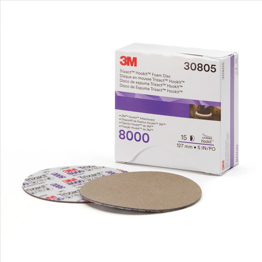 3M 3M Trizact Hookit Foam Disc 5 in 8000 grit