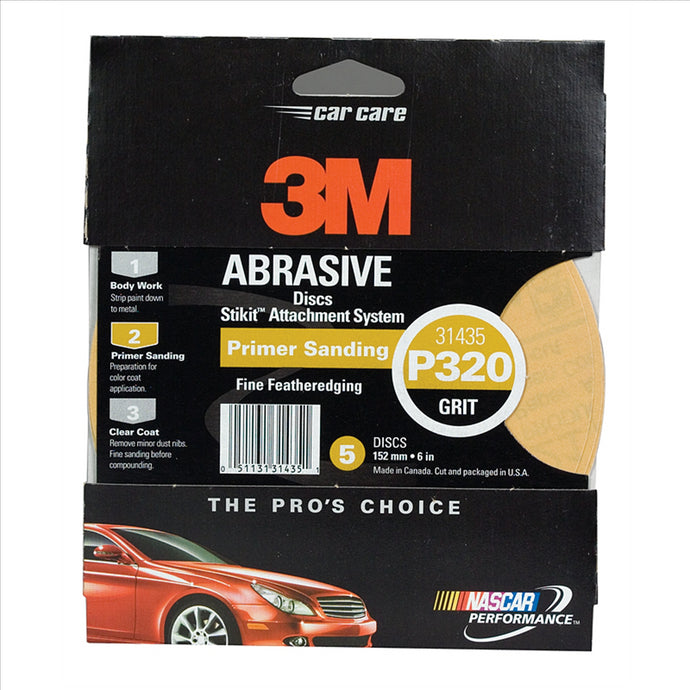 3M DISC ROLLS-GOLD STIKIT 6