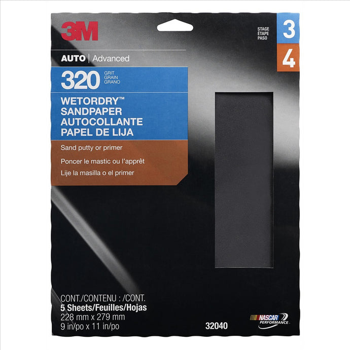 3M PAPER SHEETS-WETORDRY 9