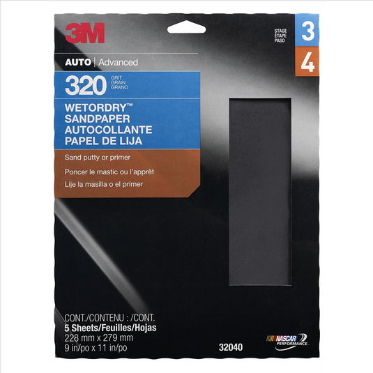 3M PAPER SHEETS-WETORDRY 9