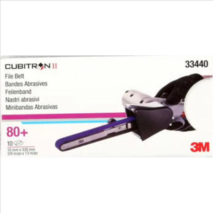 3M Cubitron II File Belt 80+ 10mmx330mm (3/8