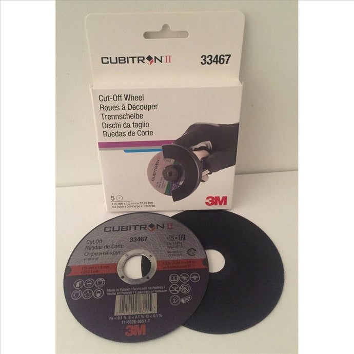 3M Cubitron Cut-Off Wheel 4.5 in. 5pk