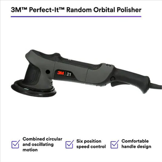 3M 3M™ Perfect-It™ Random Orbital Polisher 34101; 21 mm; 120V; 60 Hz; Plug A