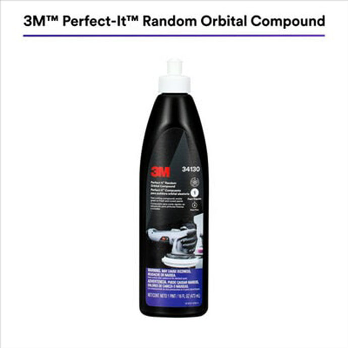 3M 3M™ Perfect-It™ Random Orbital Compound 34130; 1 Pint (16 fl oz/473 mL)