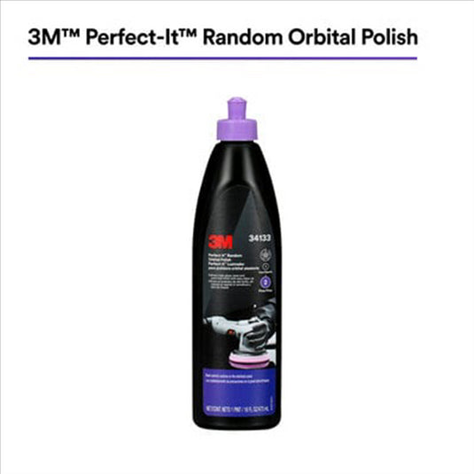 3M 3M™ Perfect-It™ Random Orbital Polish 34133; 1 Pint (16 fl oz/473 mL)