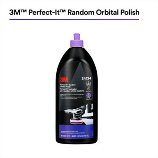 3M™ Perfect-It™ Random Orbital Polish 34134; 1 Quart (32 fl oz/946 mL)