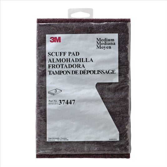 3M PAD-GENERAL PURPOSE SCOTCH-BRITE MAROON 3/BX 10/CS