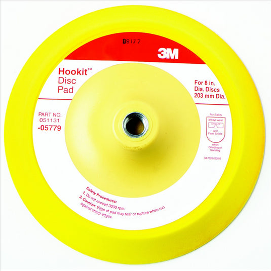 3M 8"" PAD HOOK IT 5/8 X 11 THREAD