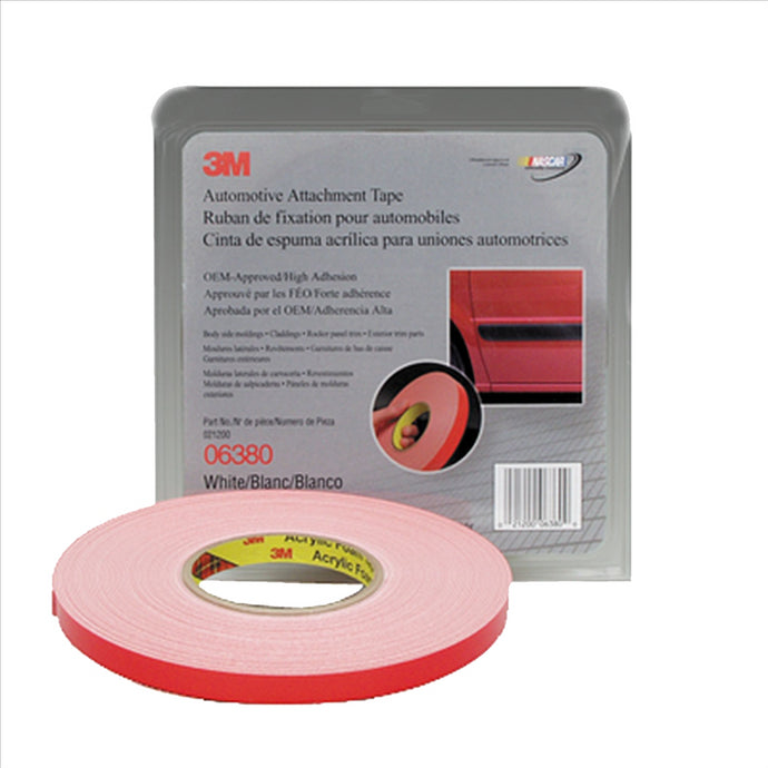 3M FOAM DOUBLE SIDED TAPE 1/2 X 20YD (WHITE)