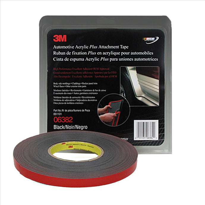 3M FOAM DOUBLE SIDED TAPE 1/2 X 20YD (BLACK)