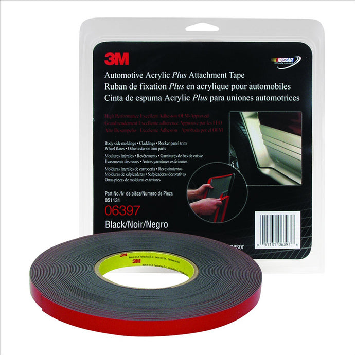 3M TAPE DOUBLE COATED ACRYLIC FOAM TAPE 12 ROLLS