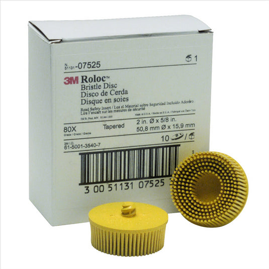 3M DISC ROLOC BRIS 80GR 2"" 10/BOX YELLO