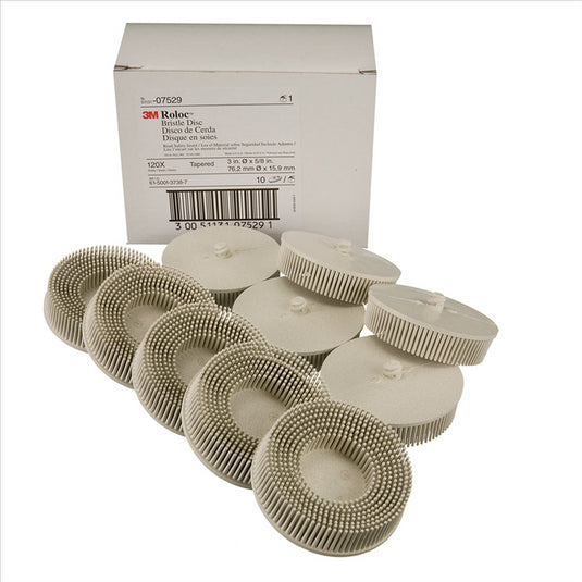 3M DISC ROLOC BRIS 120GR 3IN 10/BOX WHITE