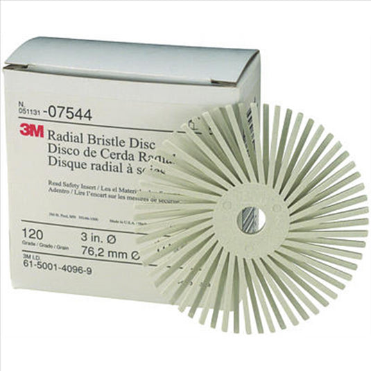 3M DISCS RADIAL BRISTLE 3"" 120 GRADE