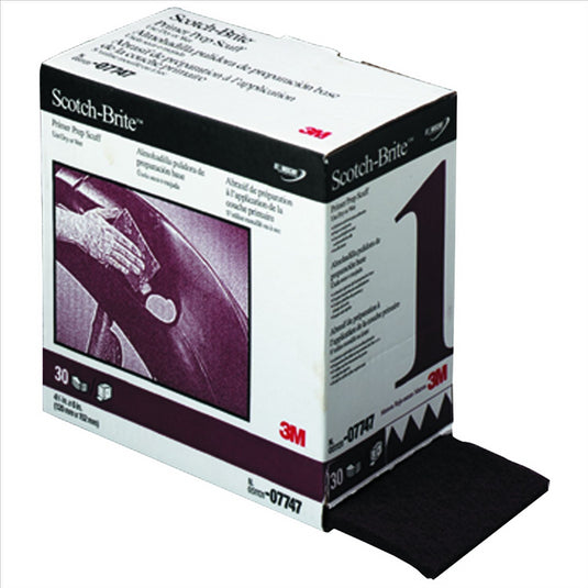 3M PRIMER PREP SCUFF- 4.75"" X 15' MAROON 3/CASE