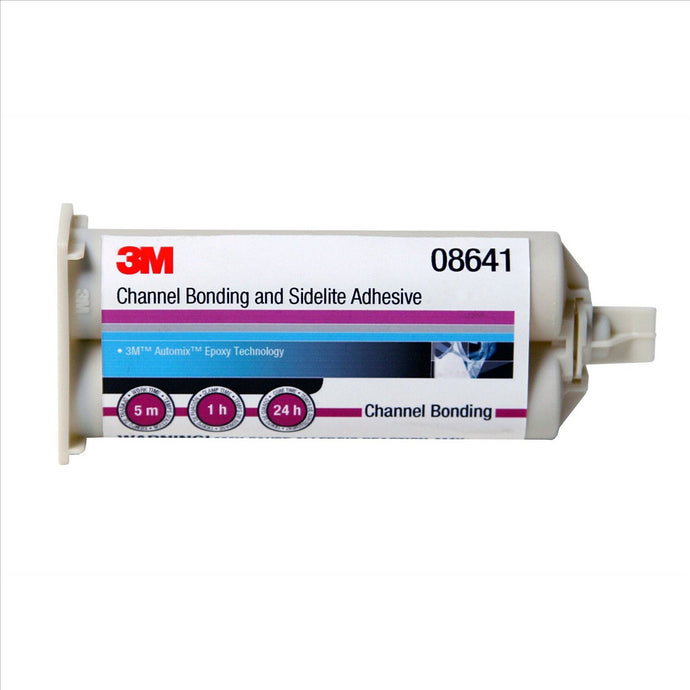 3M ADHESIVE-CHANNEL BONDING & SIDELITE BLACK 6/CASE