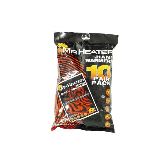 Mr. Heater Hand Warmers; Disaposable (Includes 20 Warmers for 10 Pairs)