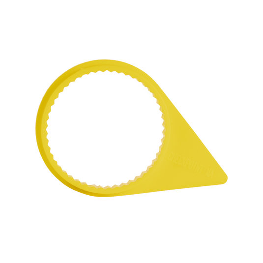 Checkpoint Checkpoint Wheel Nut Indicator - Yellow 27 mm (Bag of 100 Pcs)