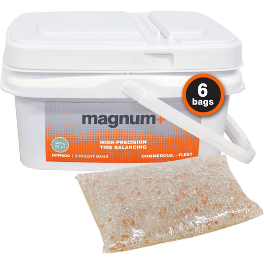 Martins Industries Magnum+ Tire Balancing Beads; 21oz / 596g; Fleet Tub 6 Bags
