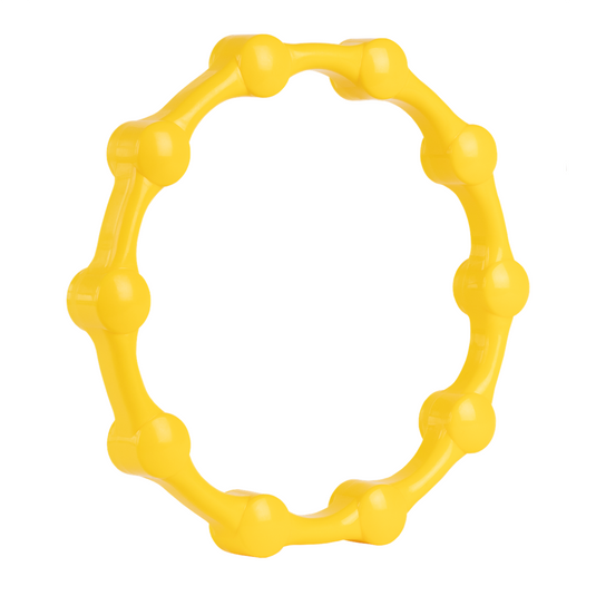 Checkpoint Luglock One-Piece Wheel Nut Retaining Ring And Protective Cap - Yellow 33 mm (Bag of 2 Pcs)