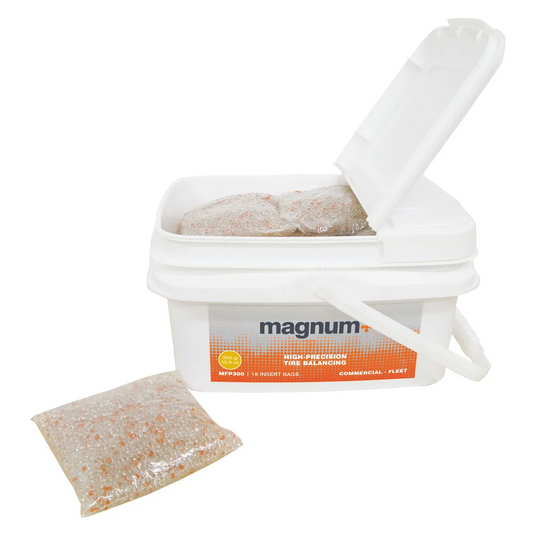 Martins Industries Magnum+ Tire Balancing Beads; 10.5oz / 300g; Fleet Tub 18 Bags