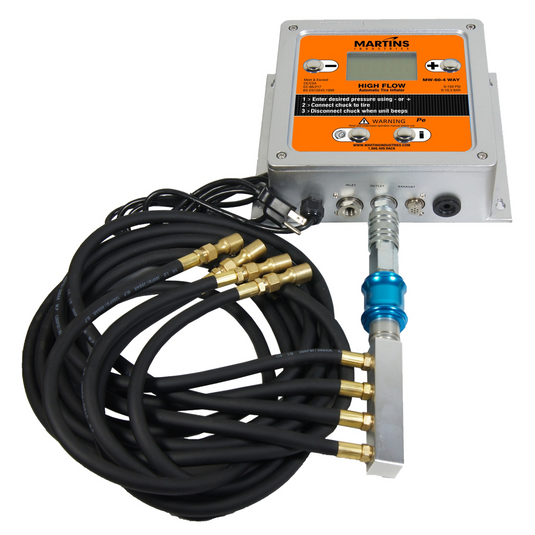 Martins Industries AUTOMATIC TIRE INFLATOR HIGH FLOW 145PSI X 4 OUTLE