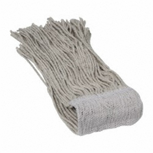Msc Industrial Supply 5"" White Head Band; Large Cotton Cut End Mop Head