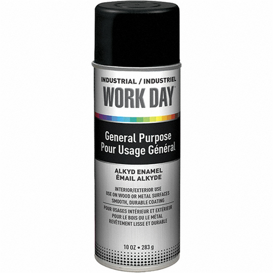 Msc Industrial Supply Black; Flat; Enamel Spray Paint