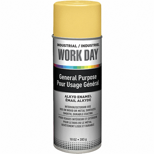 Msc Industrial Supply Yellow; Gloss; Enamel Spray Paint