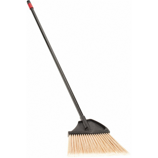 Msc Industrial Supply 11"" Wide; Yellow Polypropylene Bristles; Metal Handle; Angled Broom
